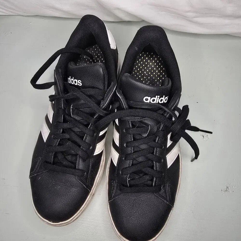 Adidas Grand Court Cloudform Base Black Mens Shoes Size 8.5US